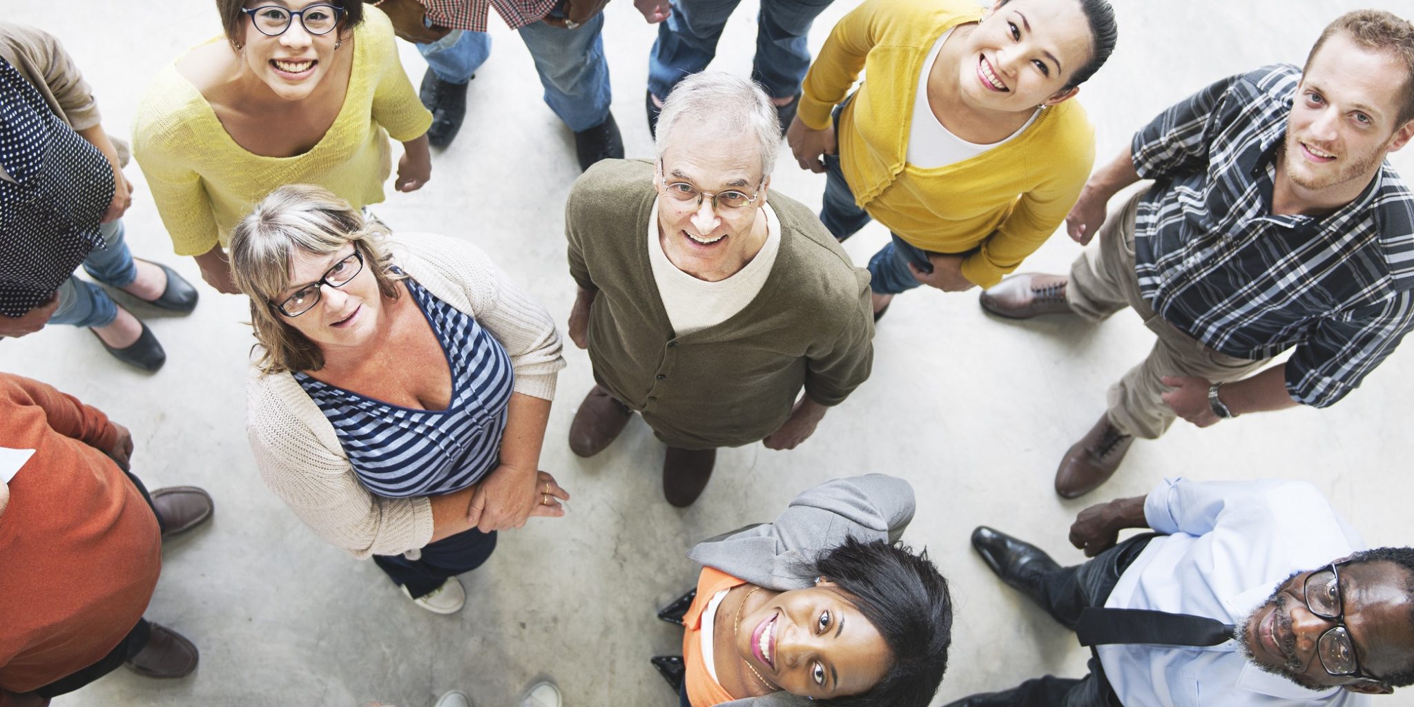 Diverse People Friendship Togetherness Happiness Aerial View Con | Apartment | Apartment