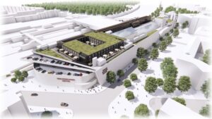 Ein Rendering des künftigen Stayery. Bild: ECE Real Estate