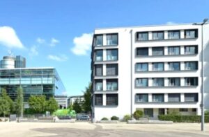 Modernes mehrstöckiges Gebäude