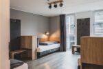 Schlichtes und modernes Einzelzimmer